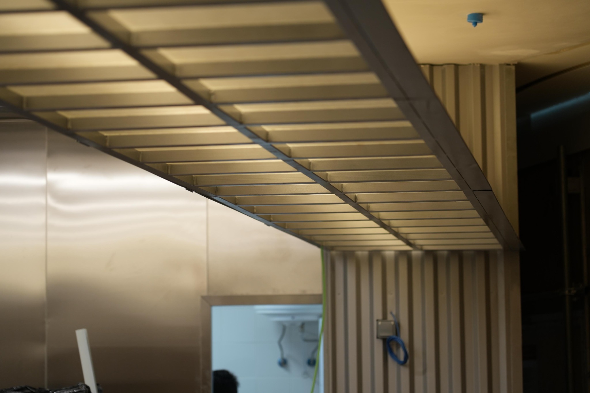 Baan Thai Canteen construction: translucent canopy panels