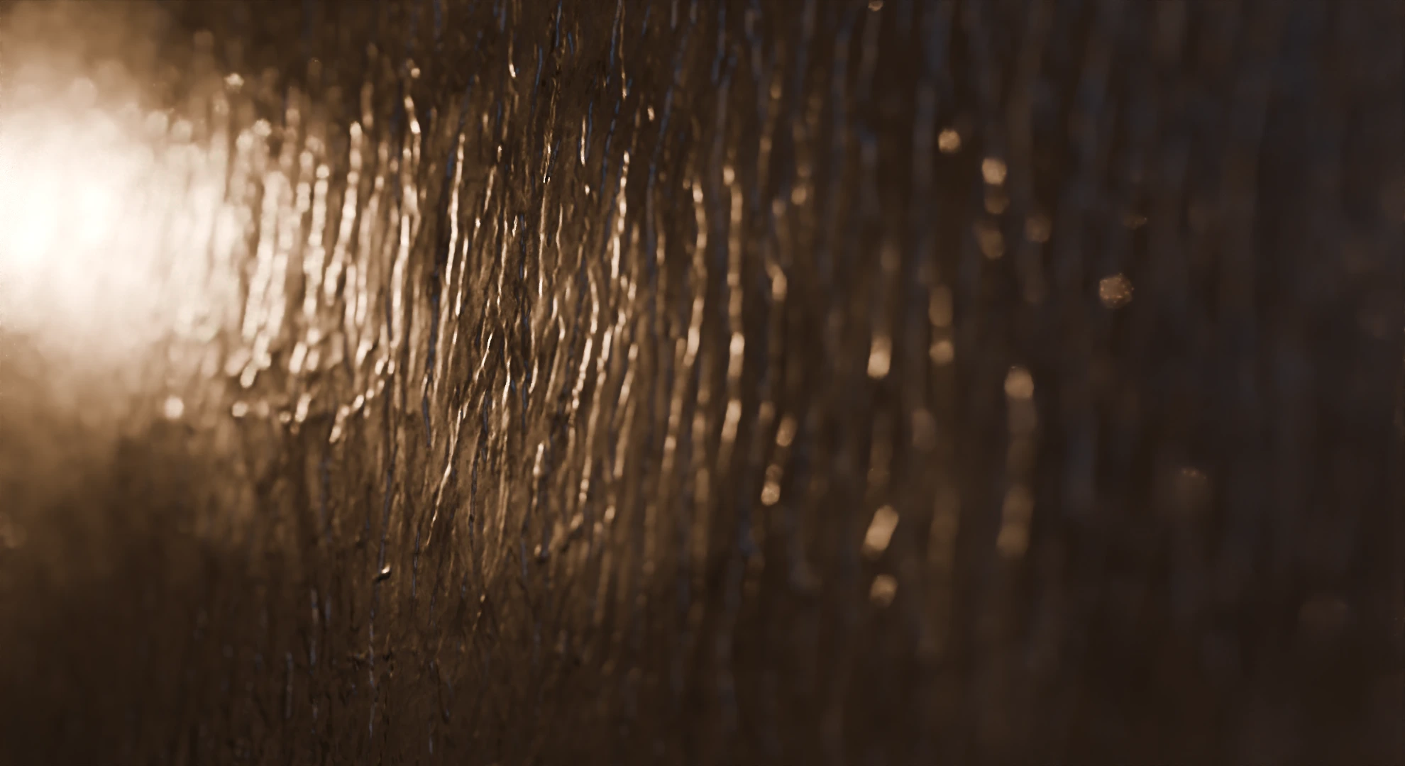 Metal surface of the Baccarat scenography, detail