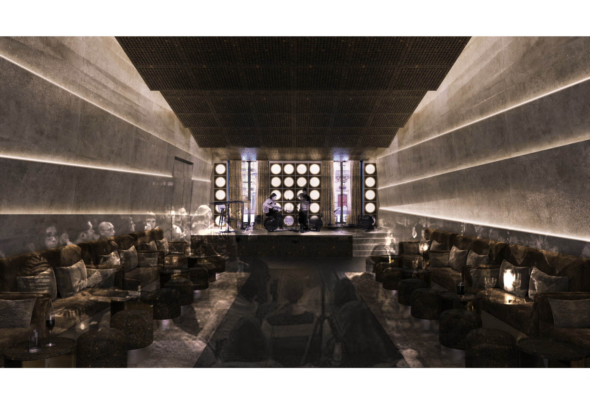 Concert room by day