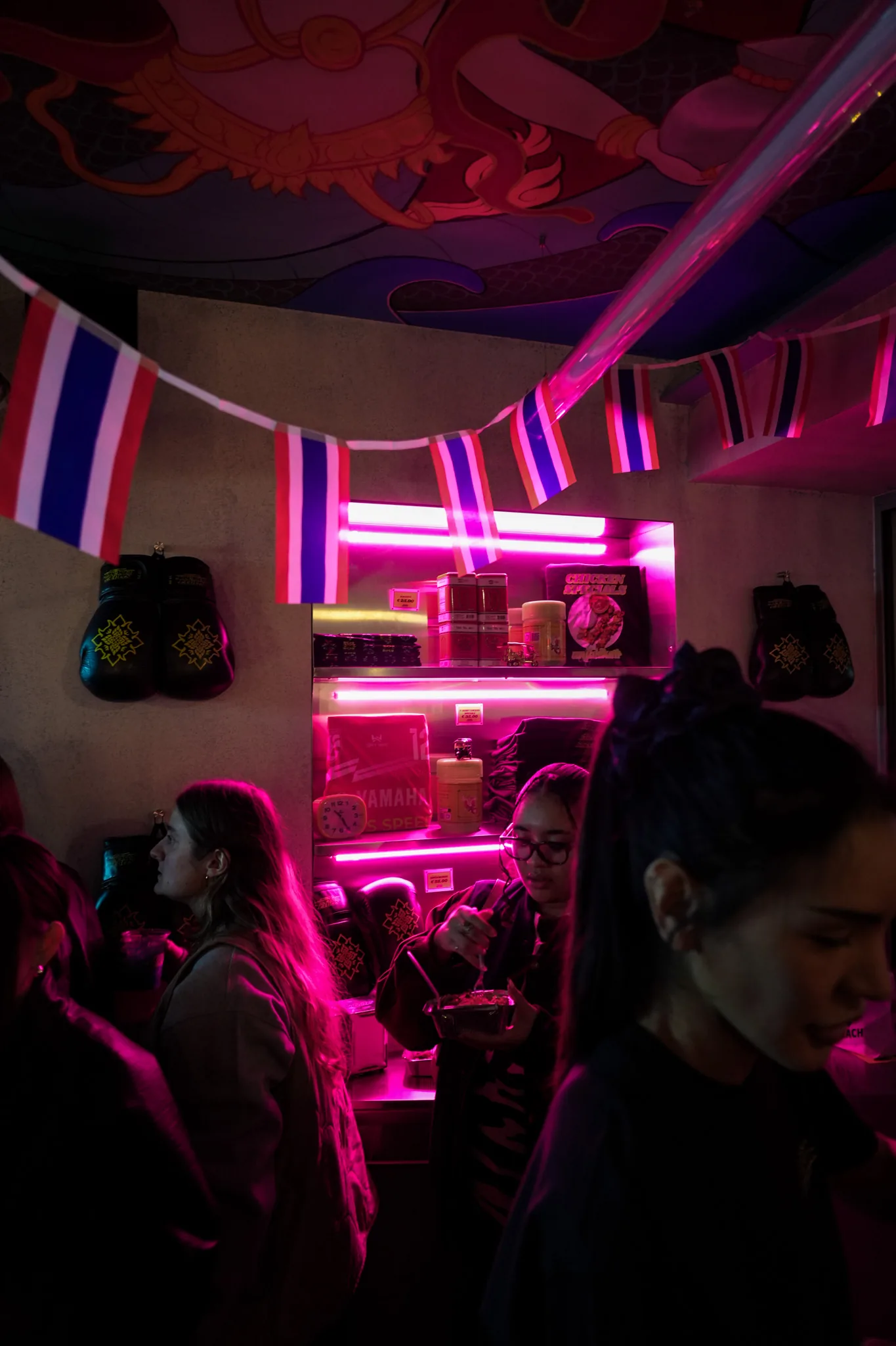 Ambiance intérieure nocturne Street Bangkok